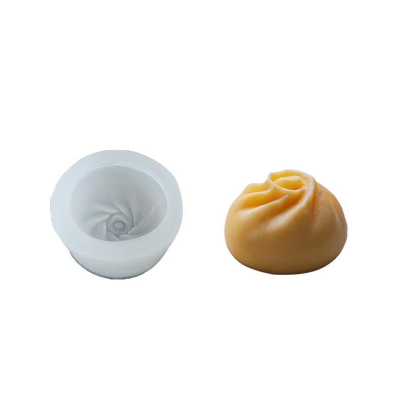 Soap Making Easy - 3D かわいい餃子包子シリコンモールド簡単脱型非毒性 DIY エポキシ樹脂石鹸石膏ホームクラフトギフト作成用
