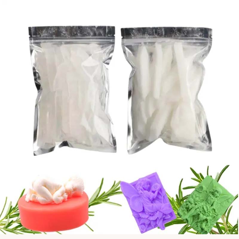 Soap Making Kit For Beginners - 250g DIY グリセリンソープベースバッグ - オーガニックビーガン クリアまたはホワイト
