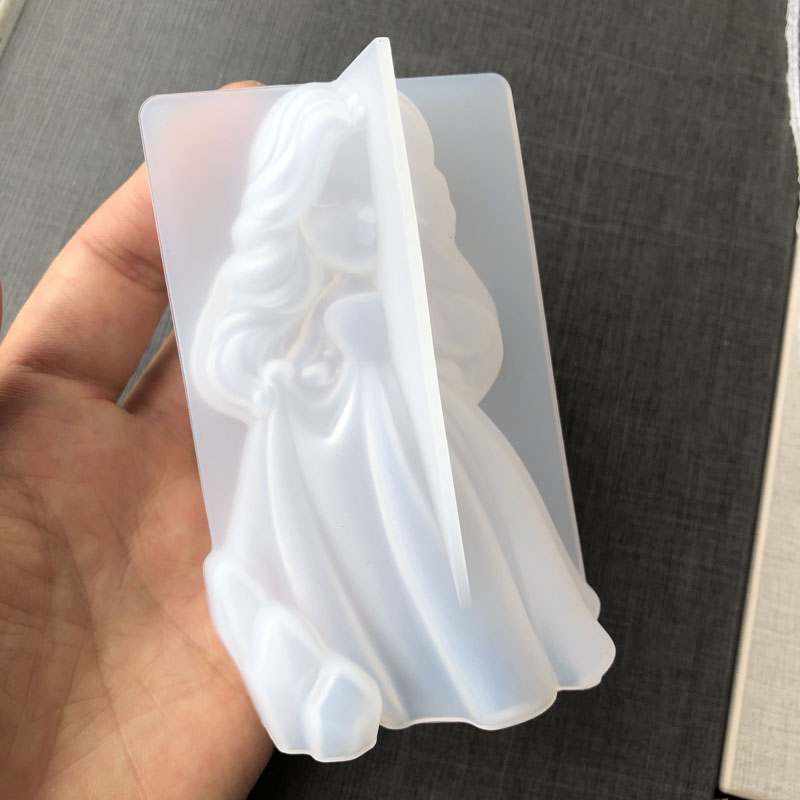 3D かわいいプリンセスシリコーンキャンドルモールド天使の女 - Soap Making Tray のレビューと価格