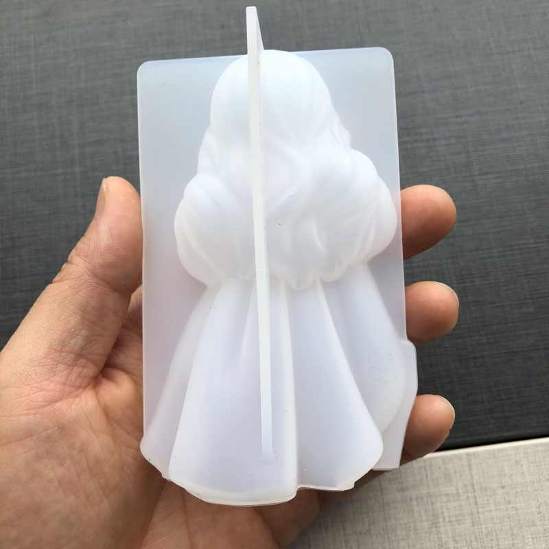 3D かわいいプリンセスシリコーンキャンドルモールド天使の女 - Soap Making Tray のレビューと価格