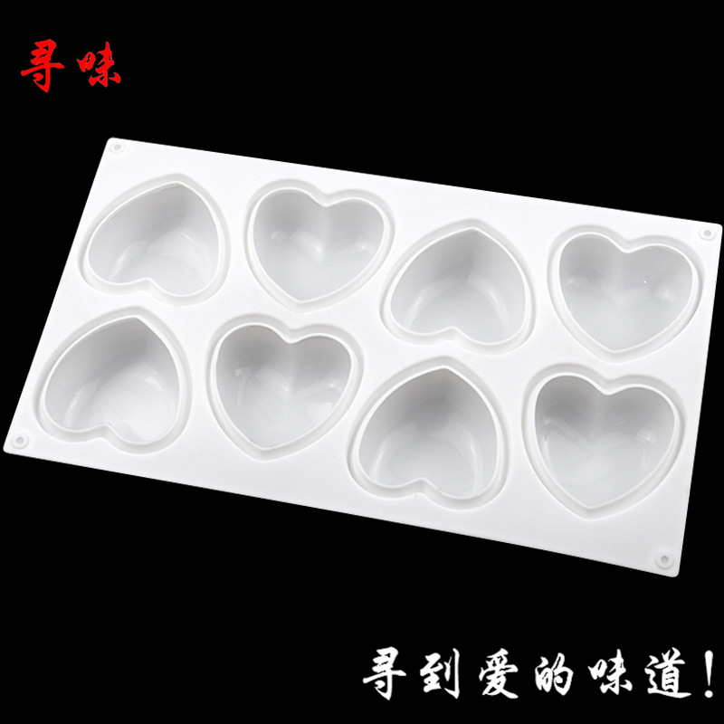 8 個ラブハートシリコーン石鹸型手作りキャンドル作成キット  - Soap Making Kit For Beginners のレビューと価格