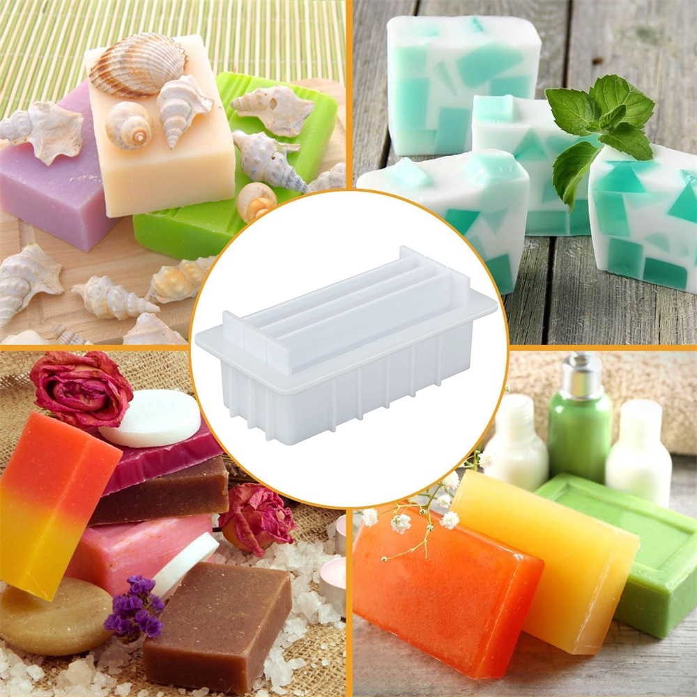 42オンスシリコンソープモールド、5つのアクリル仕切り付き、 - Soap Making Base のレビューと価格