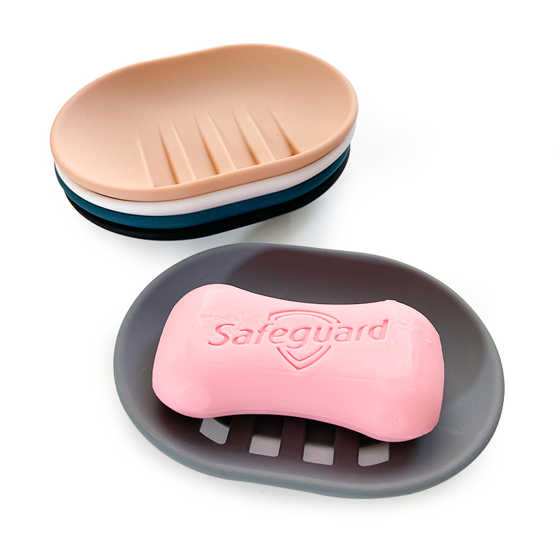 新しいシリコン製ソープディッシュ、浴室用自動排水ソープホルダ - Soap Making Tray のレビューと価格
