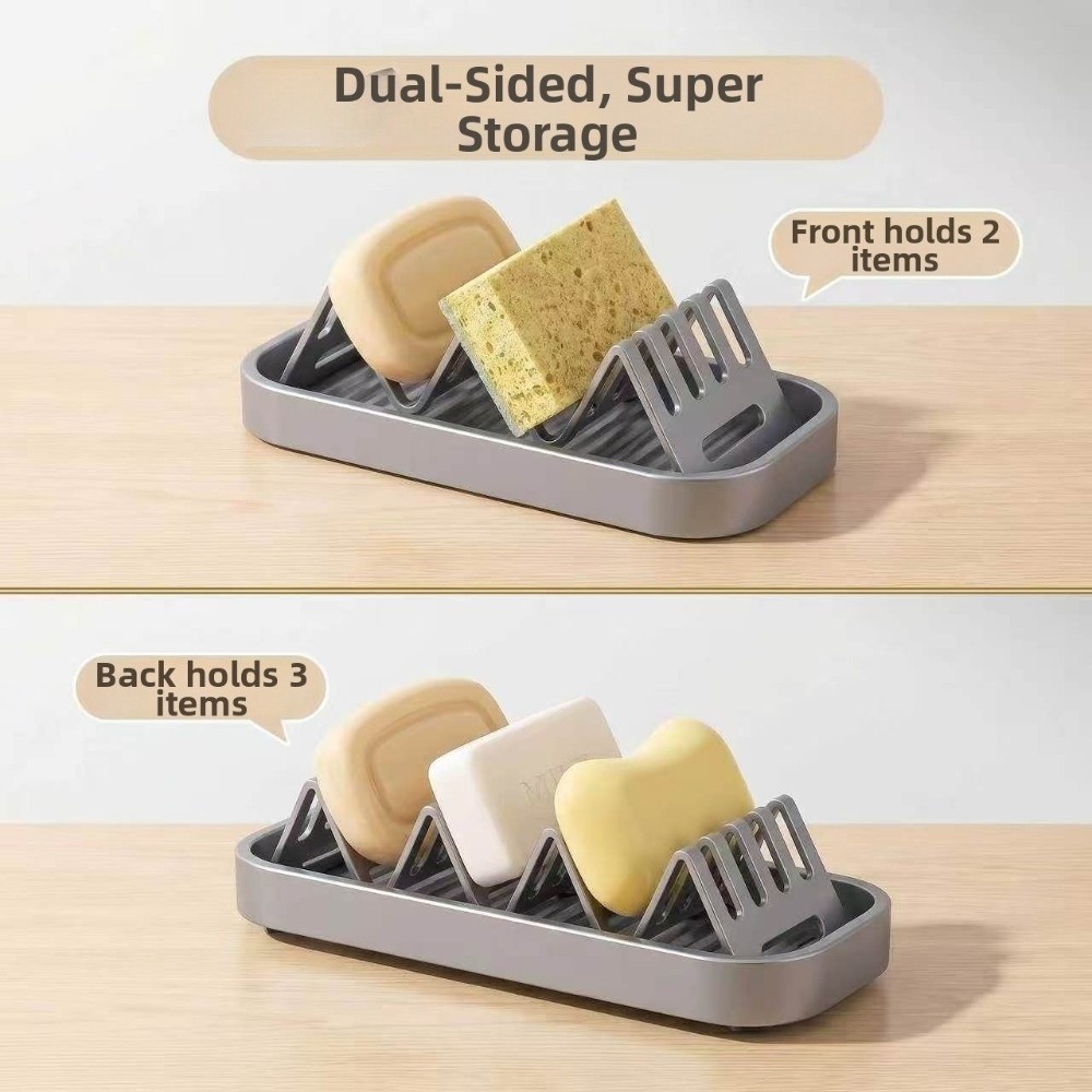防水W型ソープラック省スペース取り外し可能なトレイキッチン収 - Soap Making Tray のレビューと価格