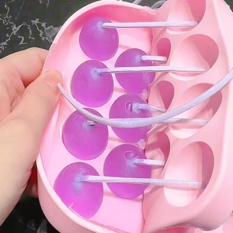 DIYシリコンソープキット、ブドウ型の精巧な型付き、自家製バ - Soap Making Base のレビューと価格