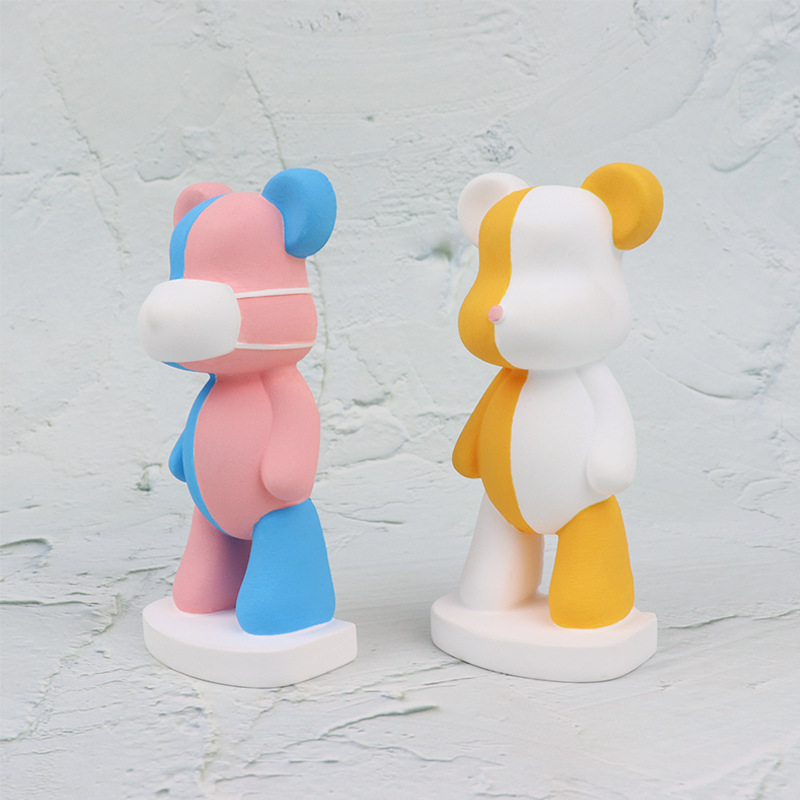 3D漫画クマシリコンキャンドル型、かわいいマスクベア、石鹸、 - Soap Making Kit For Beginners のレビューと価格