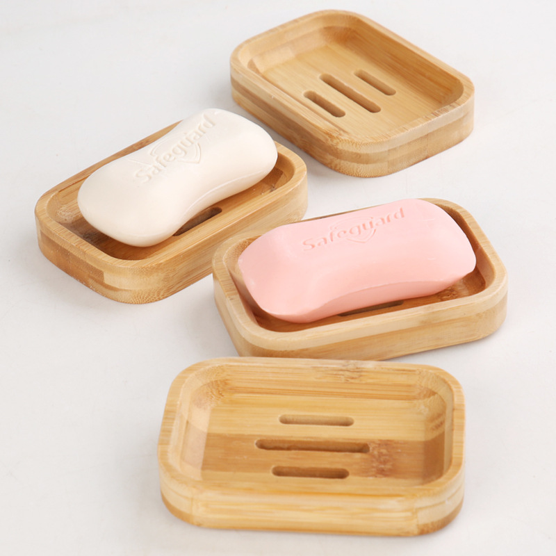 1個の竹製木製石鹸置き、固形石鹸ホルダー、シャワー、バスルー - Soap Making Tray のレビューと価格