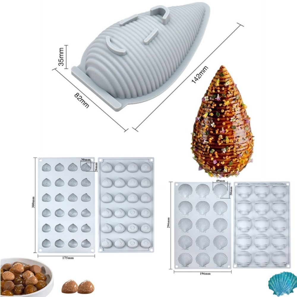 シリコーン素材弁当ケーキシリコーン型石膏製造プリン型 3D  - Soap Making Tray のレビューと価格