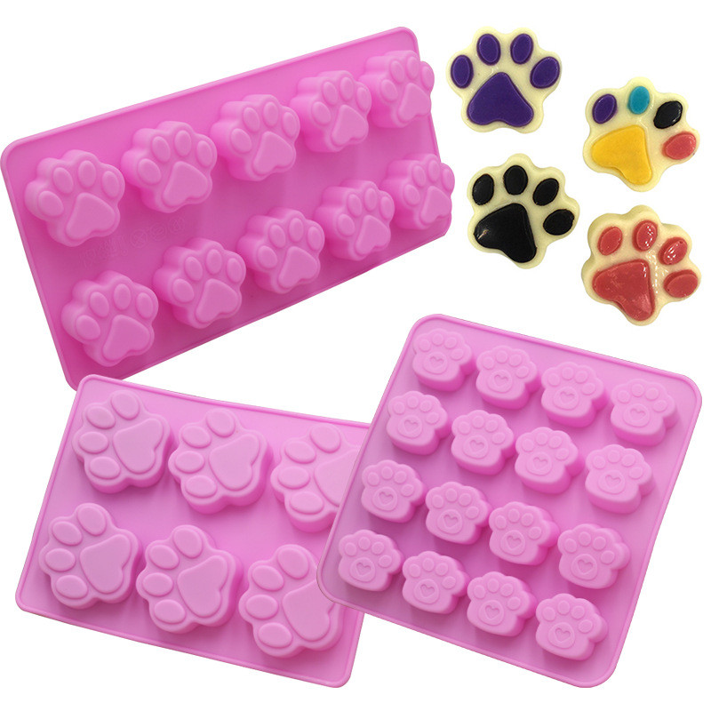 猫の爪の形のチョコレートシリコーン型 DIY ベーキングケー - Soap Making Tray のレビューと価格