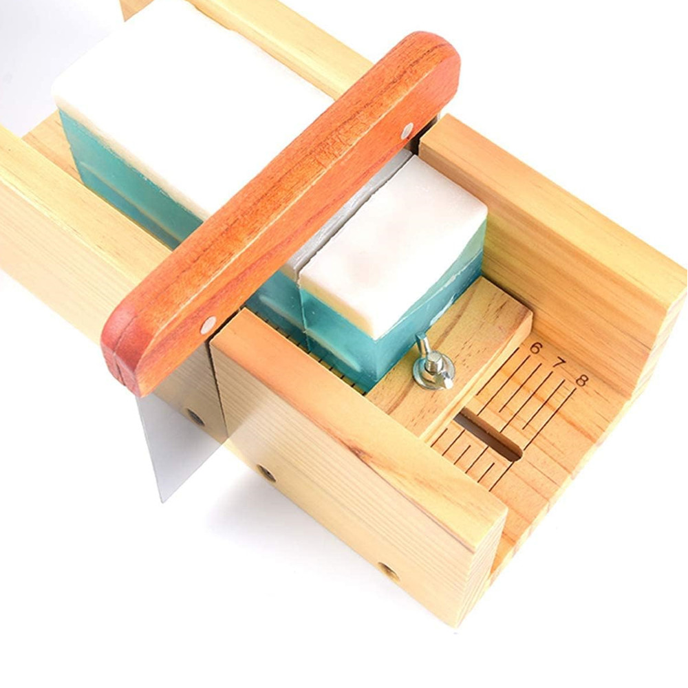 1.2Lシリコンソープモールドキット 42オンス木製シリコン - Soap Making Kit For Beginners のレビューと価格